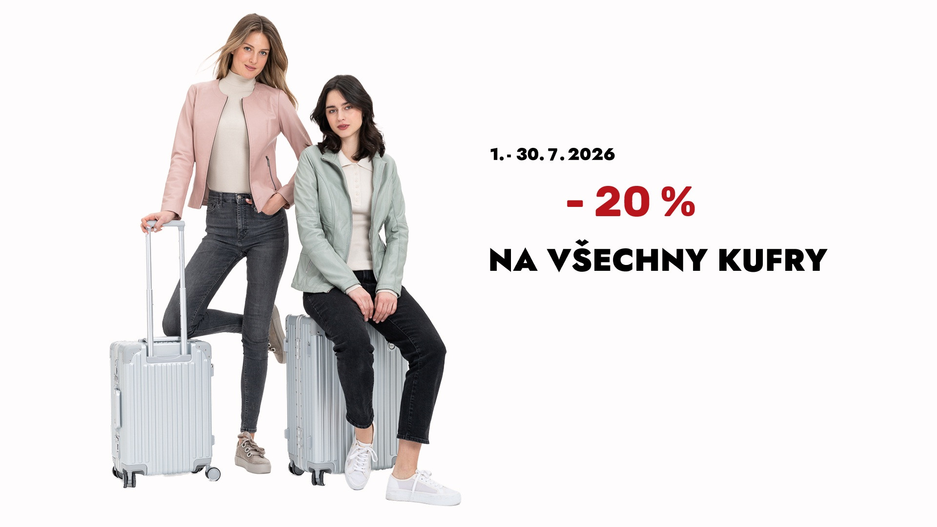 Kufry -20 % 1.-30.7.2026