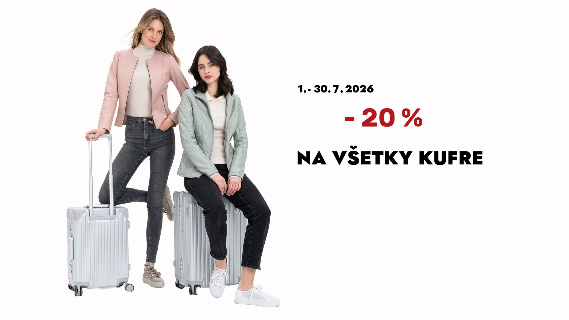 Kufry -20 % 1.-30.7.2026