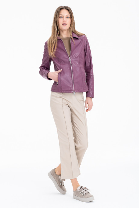 Dámská bunda kůže jehnětina – BELLA